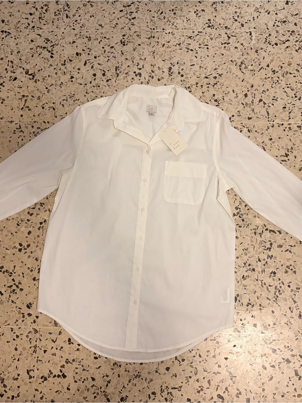 a new day White Button-Down Shirt